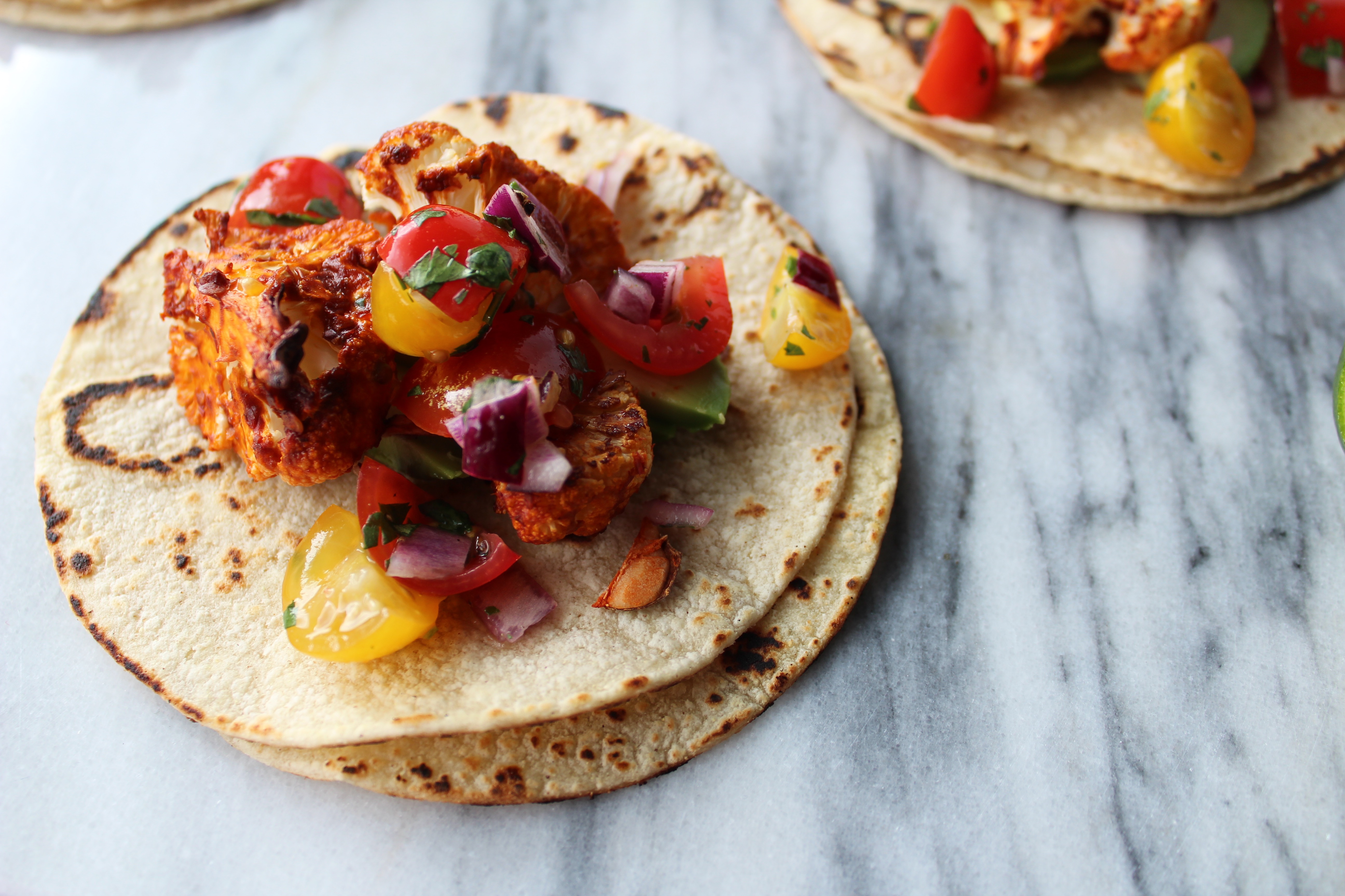 Vegan Chipotle Cauliflower Tacos