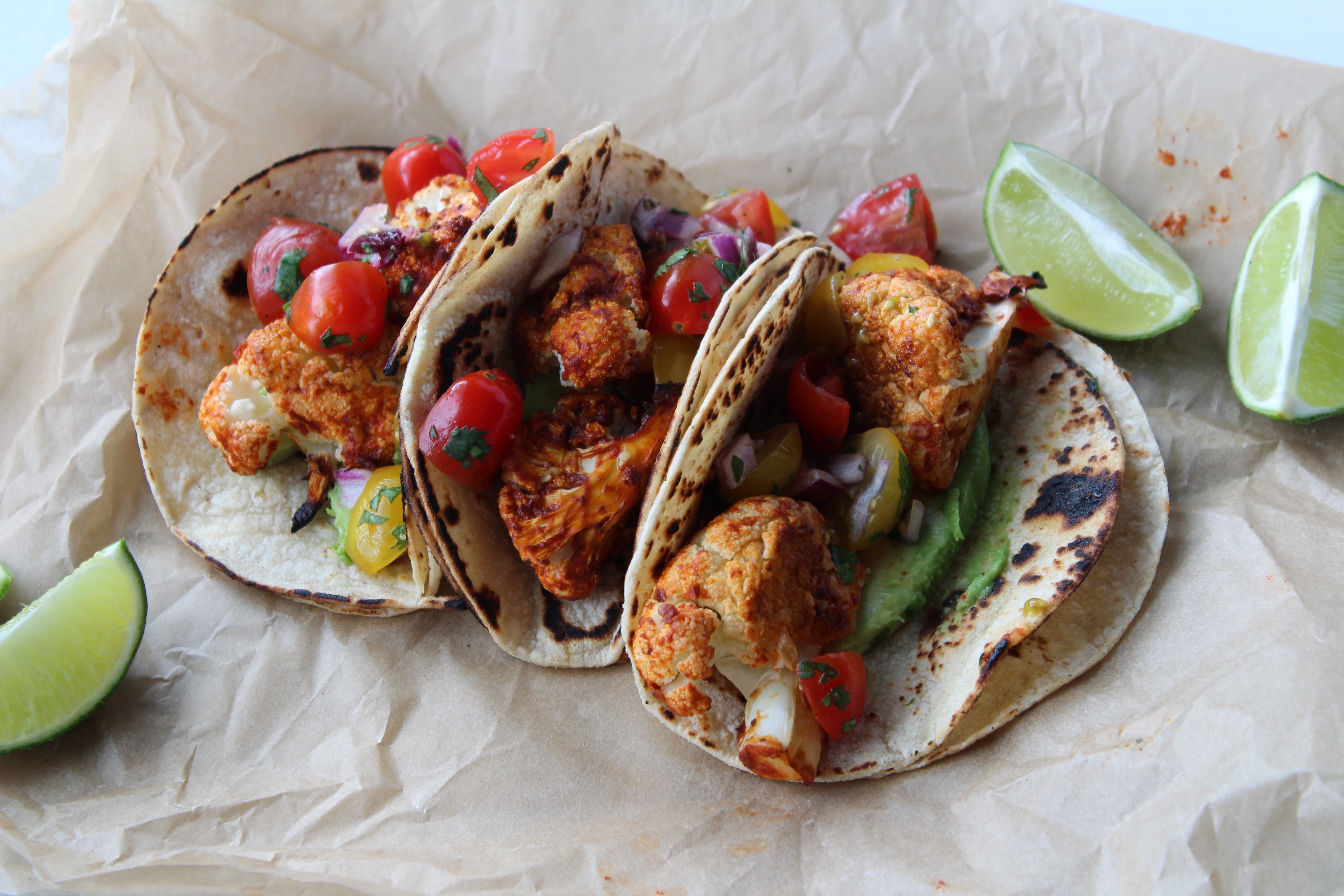 Vegan Chipotle Cauliflower Tacos