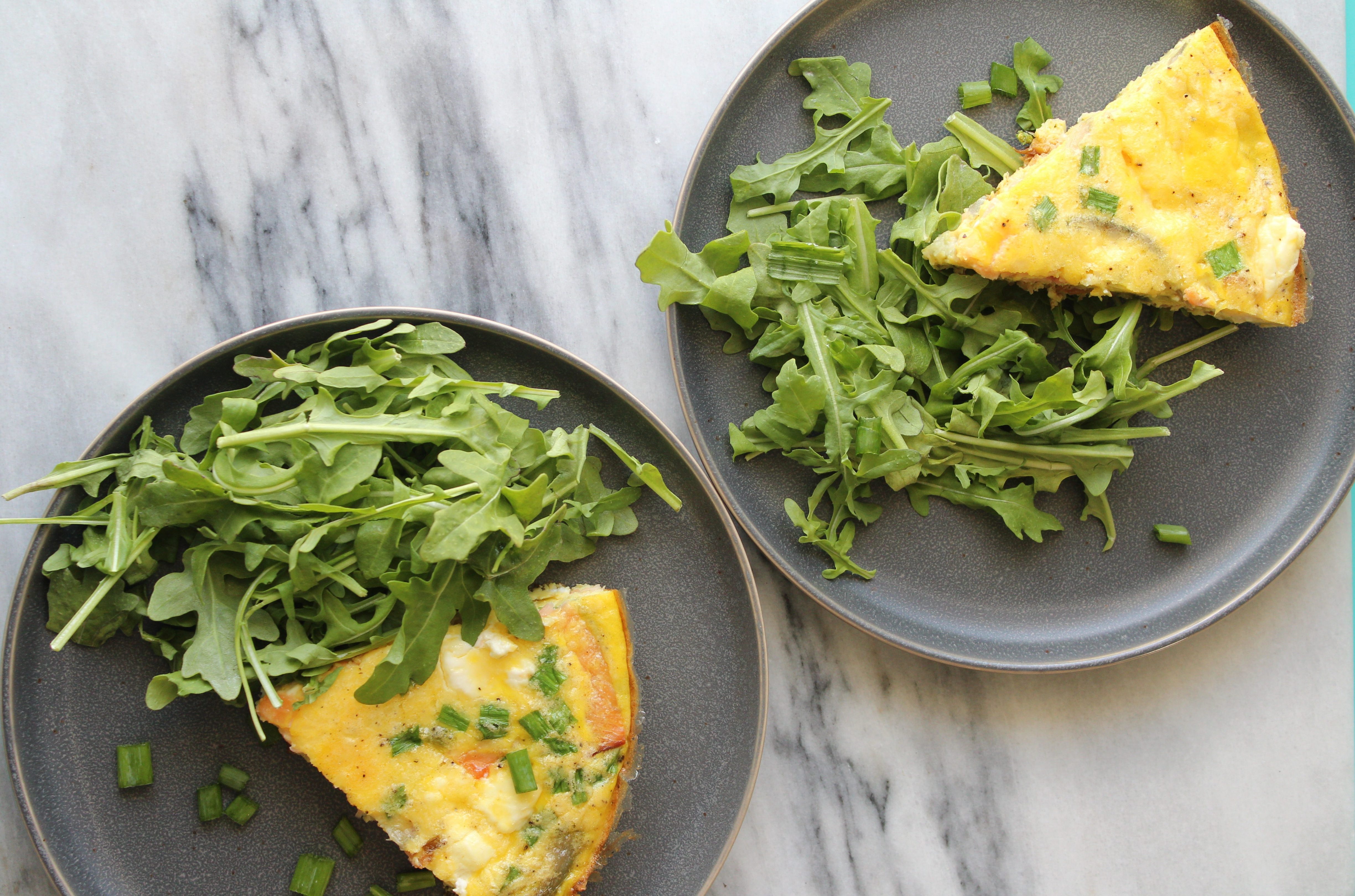 Smoked Salmon Frittata