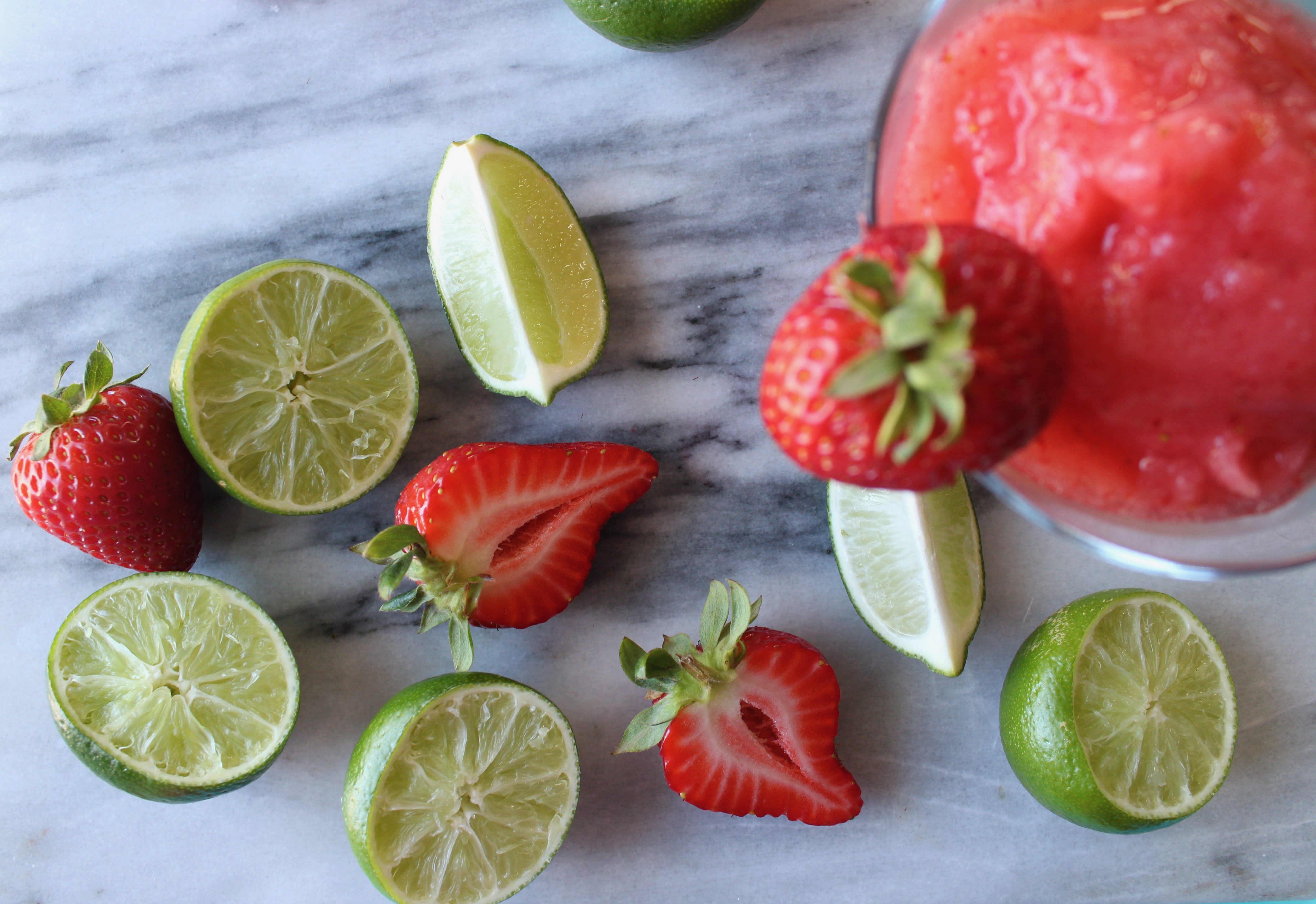 Strawberry Lime Frosé