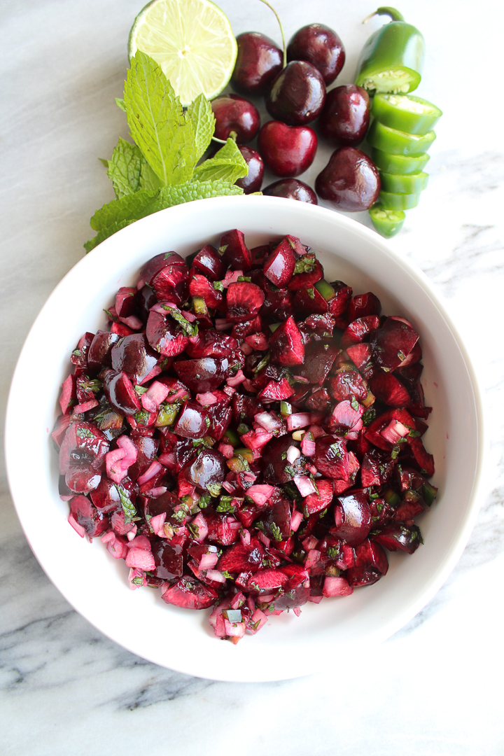 Fresh Cherry Salsa