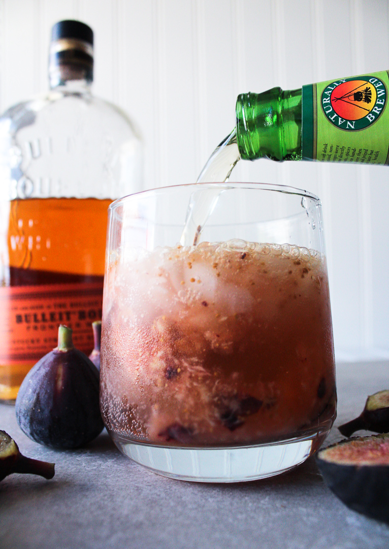 Maple Fig Bourbon Fizz 