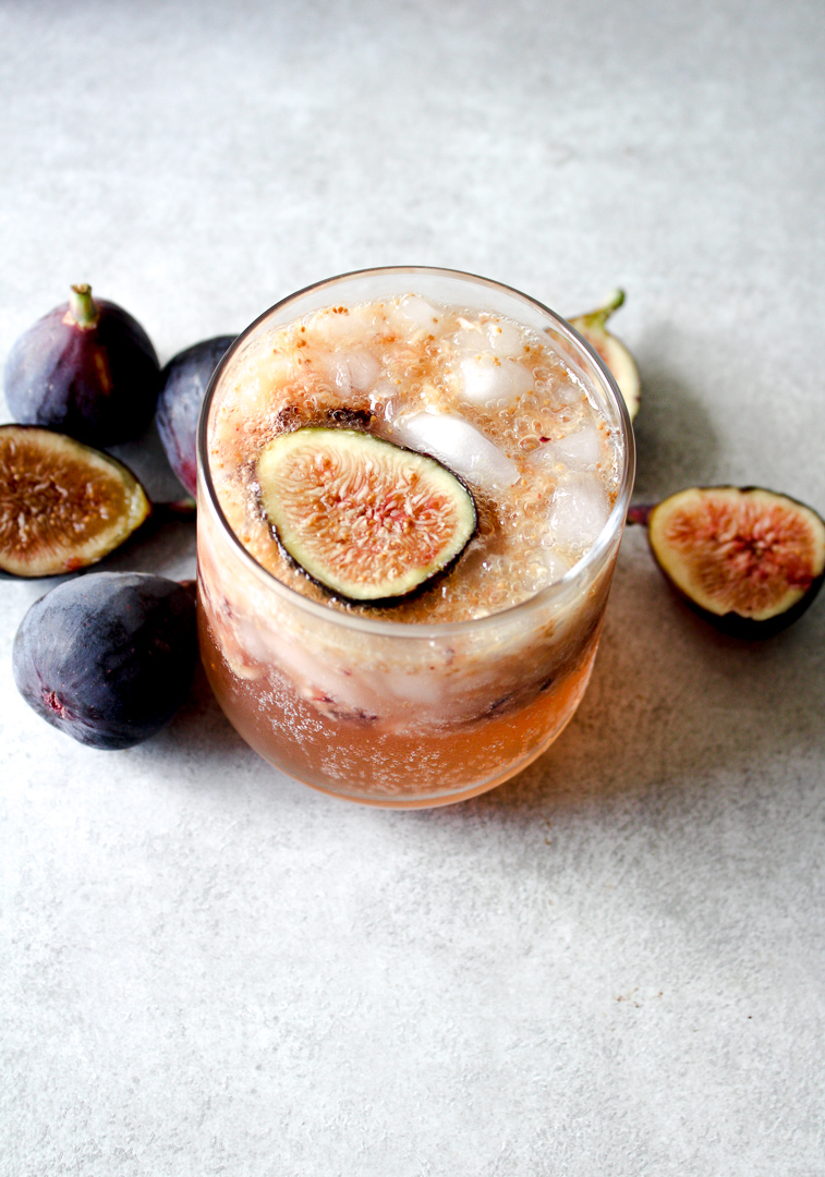 Maple Fig Bourbon Fizz