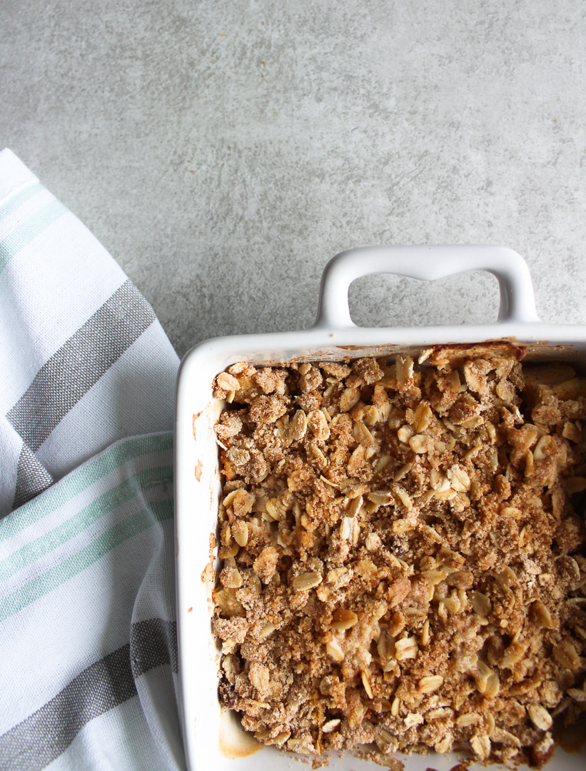 Cooking for One: Apple Crumble