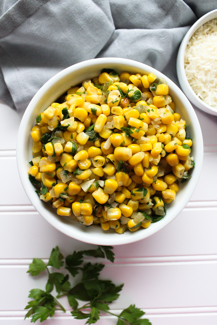 Parmesan Garlic Corn 