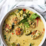 Thai Green Curry with Herby Chicken Meatballs