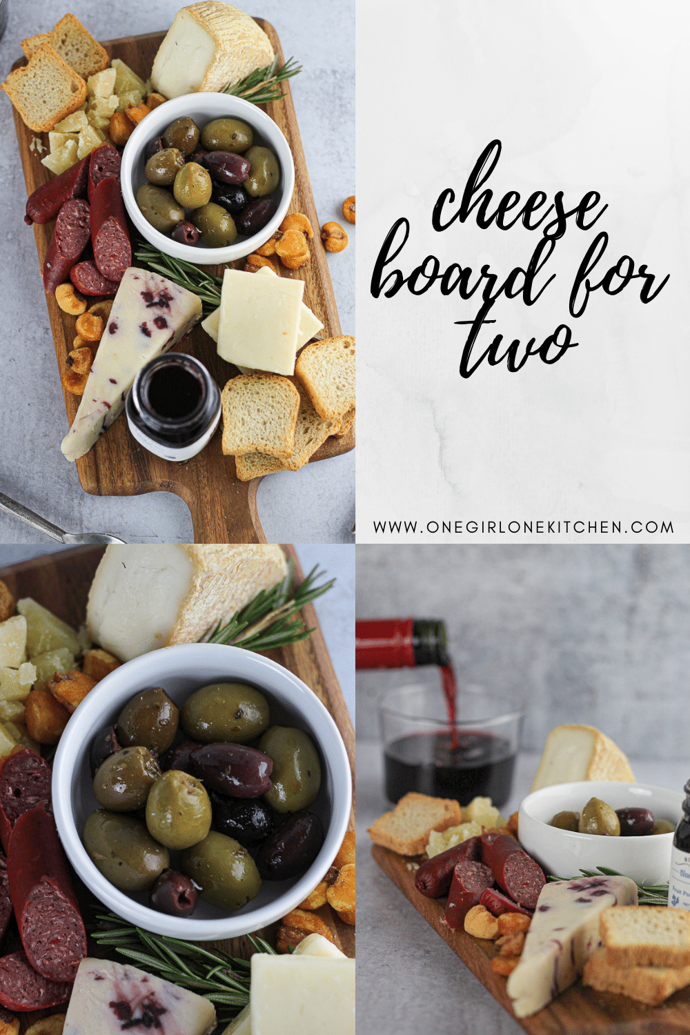How to Make a Simple Cheese Board for Two One Girl. One Kitchen.