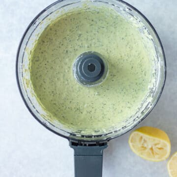 green goddess dressing in food processor