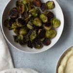 plate of brussels sprouts