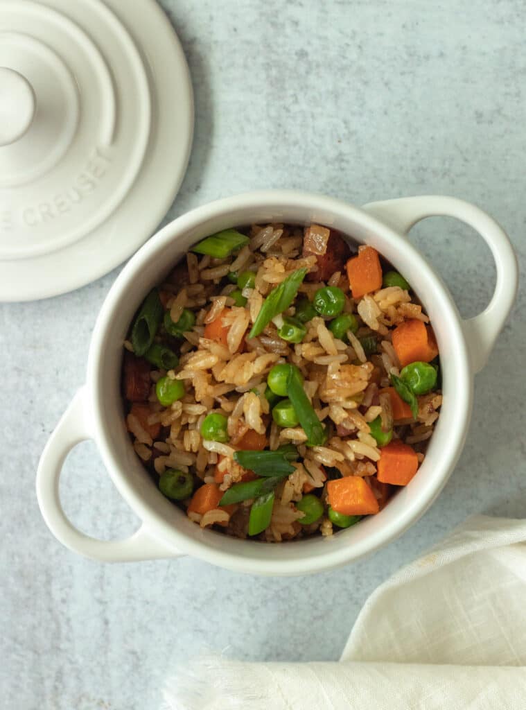 small bowl of fried rice